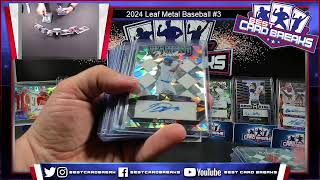 2024 Leaf Metal Baseball 3  4 Box Jumbo Half Case Pick Your Team 11224 [upl. by Nussbaum19]