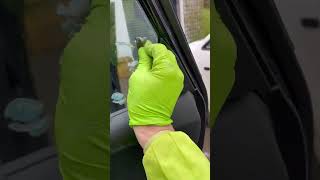 How to remove stickers from your car window Mobile Car Valeting Kinsale [upl. by Hansen344]