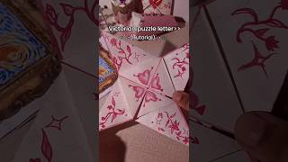 💌DIY VICTORIAN PUZZLE LETTER TUTORIAL💌 [upl. by Kosel659]