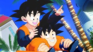 Goten Meets His Father Goku For The First Time  This Side Of Paradise [upl. by Idnym261]