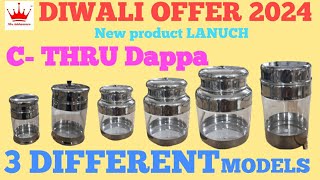 Diwali offer CTHRU Dappa  newcollection [upl. by Somerville]