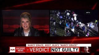 Nancy Grace Reaction to Trayvon Martin Case  LIVE 71313 [upl. by Yleve]