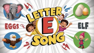 Letter E Song For Kids  Alphabet Song For Kids  peekaboozone [upl. by Nilecoj874]