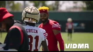 Renardo Green vs Jauan Jennings 49ers Training Camp highlight [upl. by Yenreit]