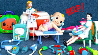 Doctor Toys Rescue Cocomelon Compilation  Satisfying Unboxing Doctor Ambulance Playset  Toy ASMR [upl. by Htebesile]