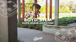 BOYD HILDER SIGNATURE STEM  Odyssey BMX [upl. by Nnaeiluj737]