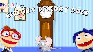 HICKORY DICKORY DOCK nursery rhyme with lyrics  animation rhymes and songs for children [upl. by Saravat]