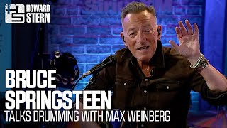 Bruce Springsteen Talks Drumming With Max Weinberg [upl. by Palumbo]