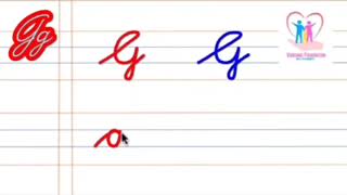 Lets learn Capital amp Small Cursive letter G [upl. by Eanore56]