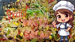 My Famous Cold Pasta Salad Salad Bar Style Pasta Pakistani Wedding Style Pasta Salad [upl. by Enyaw]