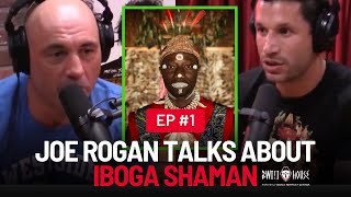 Bwiti House Joe Rogan Talks about Moughenda Mikala 10th Generation Bwiti Iboga Shaman from Gabon [upl. by Cori]