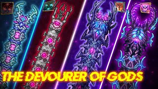 The Evolution of Devourer of Gods 2016  2024  Terraria Calamity Mod Evolution [upl. by Osborne103]