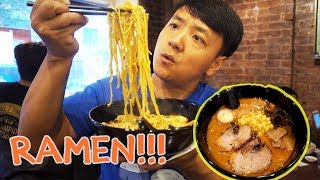 BEST Ramen Noodles in New York New York City Ramen Noodle Tour Part 2 [upl. by Egroej666]