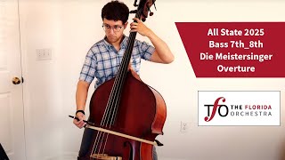 All State Bass 7th8th Die Meistersinger Overture [upl. by Dreeda289]