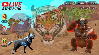 🔴 LIVE  WildCraft Season 6  The Tiger LEVEL and The Wolf [upl. by Finstad541]