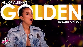 EVERY Alesha Dixon GOLDEN BUZZER on BGT from 20142023 [upl. by Clarita]