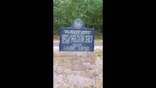 34th Arkansas Regiment Confederate Infantry Prairie Grove Battlefield State Park [upl. by Loveridge386]