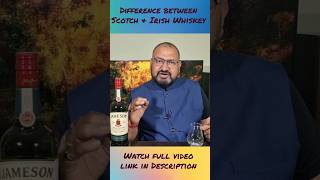 Difference in Scotch amp Irish Whiskey nilgirikashyap scotch irishwhiskey [upl. by Suruat]