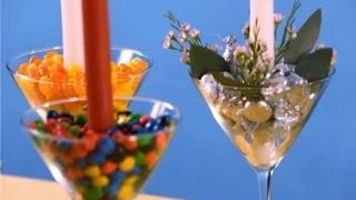 How to Make a Martini Glass Centerpiece [upl. by Curcio]