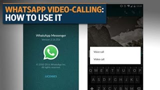 WhatsApp videocalling How to use it on your smartphone [upl. by Herold]