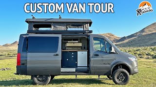 5 Seats 2 Beds Pop Top Camper Van Tour  Field Van Summit S1 [upl. by Ehtnax]