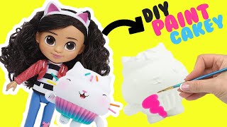 Gabbys Dollhouse DIY Paint Your Own Cakey Figure Crafts for Kids [upl. by Aimac]