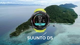 Suunto D5 – An easytouse dive computer that fits your style [upl. by Erda784]