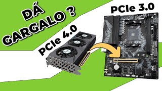 Placa de Vídeo PCIe 40  Placa Mãe PCIe 30 da gargalo [upl. by Tufts]