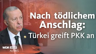 Nach Anschlag in Ankara Türkei macht PKK verantwortlich  Aktuelle Stunde [upl. by Nicodemus]