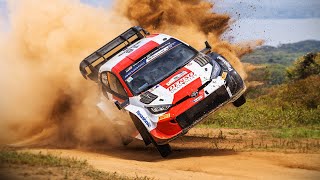 The Best of WRC Rally 2023  Crashes Action and Raw Sound [upl. by Annawoj]