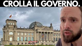 CROLLA Governo Scholz in Germania 🇩🇪 Dopo vittoria Donald Trump [upl. by Tlihcox810]