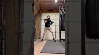 Jabbing and Moving boxing heavybag heavybagtraining heavybagworkout heavybagdrills [upl. by Aranahs]