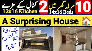 SPACIOUS 10 Marla House LIKE 2 Kanal Home for Sale in Lahore  10 Marla Modern House Design Price [upl. by Ynnor]