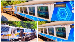 YESHWANTPUR KARWAR EXPRESS VISTADOME BANGALORE TO MANGALORE FULL JOURNEY VIDEO [upl. by Ycnahc544]