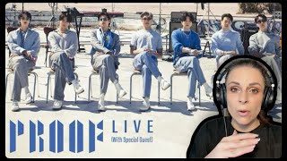 BTS PROOF LIVE  REACTION [upl. by Ecarret]