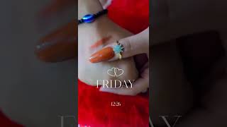 beautiful nail colors 😍 naildesign yiutubeshort shine naildecoration [upl. by Onairotciv]