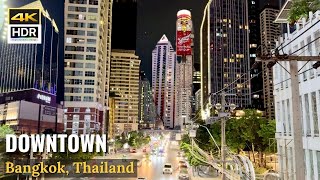 Exploring Bangkok BTS Phayathai to Pratunam  Thailand 4K HDR [upl. by Josler]