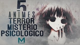 5 Animes de Terror y Misterio Psicológico  Saga Terror [upl. by Flavia626]