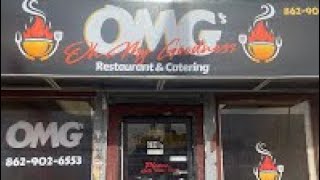 We try OMG food restaurant in NewarkNJ Will the food leave us speechless Find out now [upl. by Devin252]