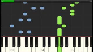 Camptown Races Piano Tutorial  Karaoke [upl. by Hodgkinson]