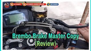 Moto Vlog 114  Brembo Corsa Corta RCS 19 Brake Master Copy  Review [upl. by Anirazc]