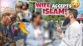 ‼️😮 Husband SHOCKED when wife agrees to become Muslim otmfdawah shahada [upl. by Uaeb563]