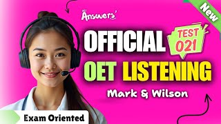 OET LISTENING TEST 21092024 oet oetexam oetnursing oetlisteningtest [upl. by Ozner667]