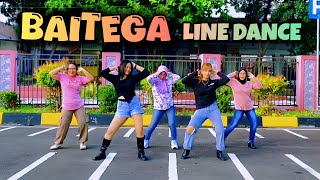 BAITEGA  LINE DANCE  CHOREO DENKA NDOLU [upl. by Gorlin]