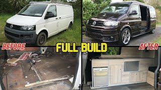 Complete Camper Van Build Start to finish Conversion [upl. by Nos320]