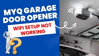 myq garage door opener not working [upl. by Tris]