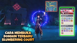 CARA MEMBUKA DOMAIN TERBARU SLUMBERING COURT  SEIRAI ISLAND INAZUMA  UPDATE Genshin Impact [upl. by Norabel]