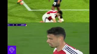 Gabriel Martinelli Goal Miss vs Atalanta vs Arsenal Martinelli Missed Chance Left Arsenal In Tears [upl. by Kolosick124]