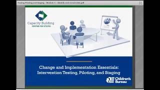 Change and Implementation in Practice Intervention Testing Piloting and Staging Video 5 [upl. by Florence]