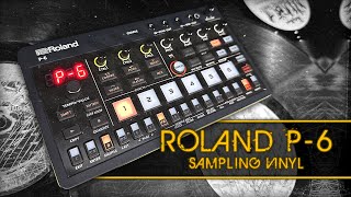 ROLAND P6 SAMPLING VINYL LOFI BOOM BAP BEAT MAKING [upl. by Annerol563]